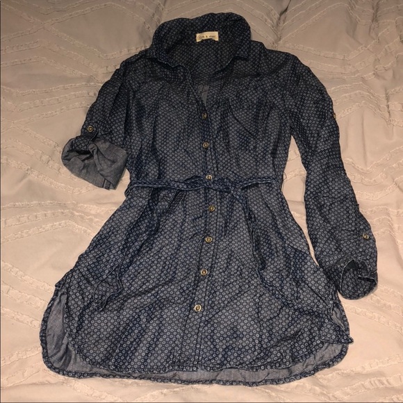 Anthropologie "cloth and stone" denim tunic - Picture 7 of 15